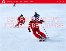 Tablet Screenshot of ess-lesdiablerets.ch